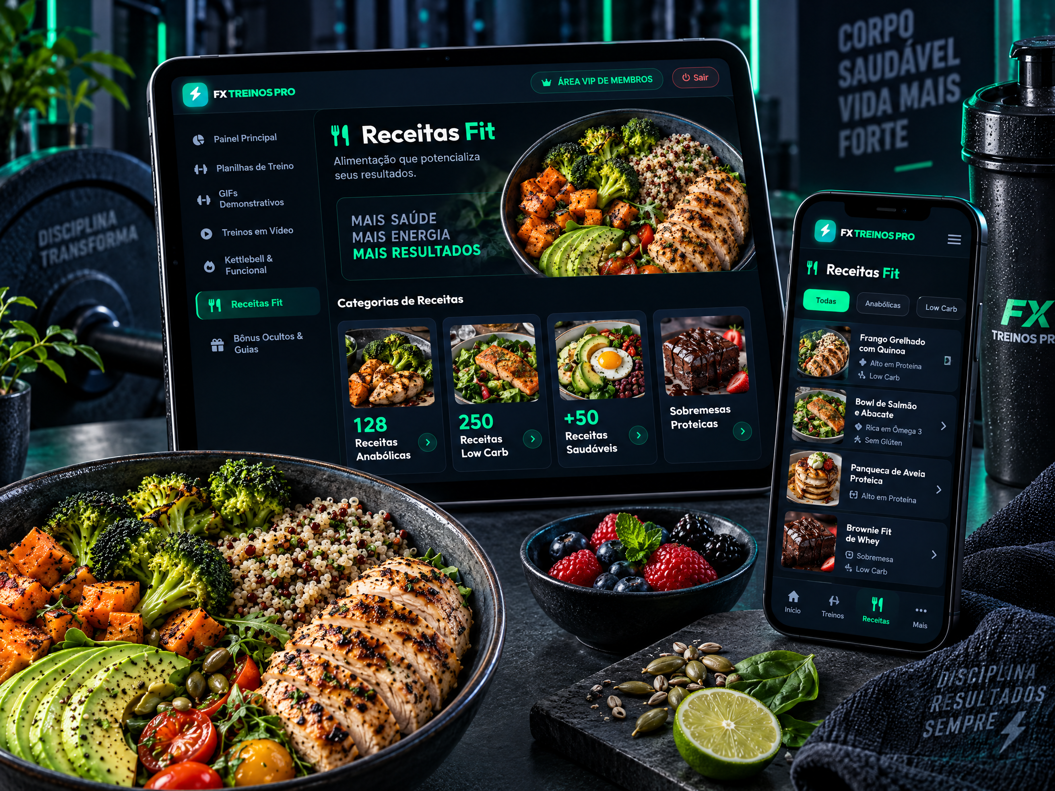 Guia de Receitas Anabólicas e Fit